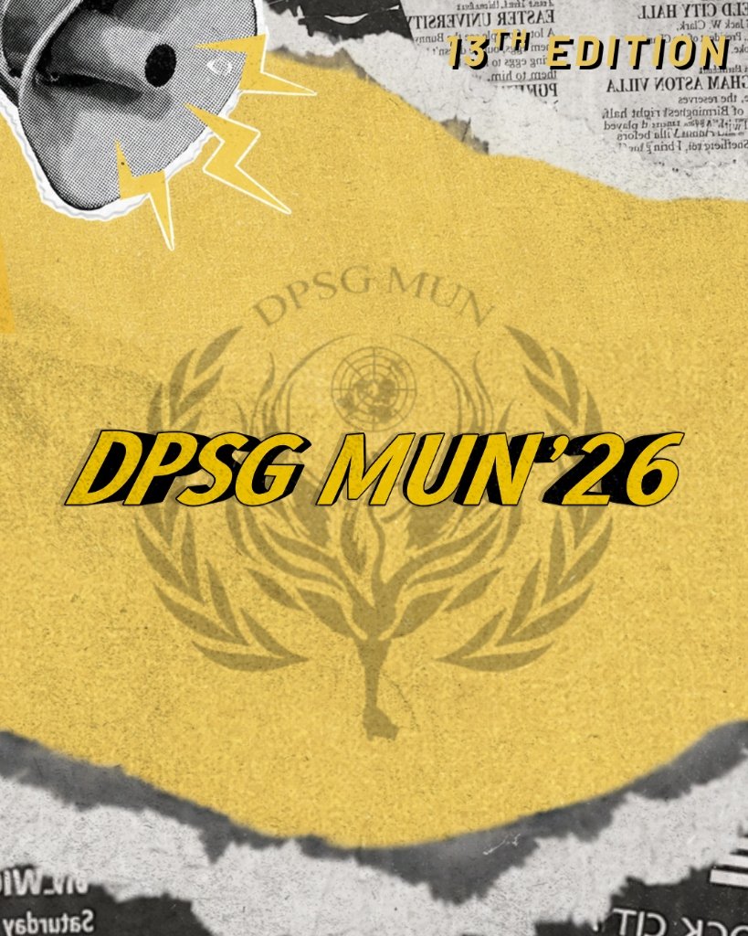 DPSG MUN 2026 Invitation Poster